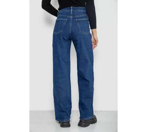 Джинси жіночі утеплені Palazzo, колір синій, 207RV230-5