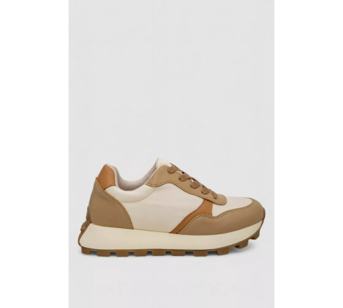 Кросівки жіночі демісезонні, колір бежевий, 248R214