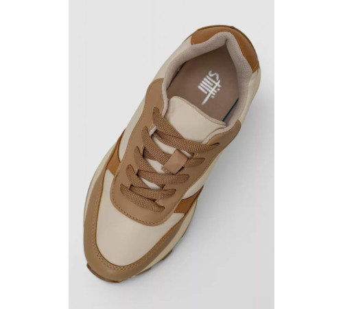 Кросівки жіночі демісезонні, колір бежевий, 248R214