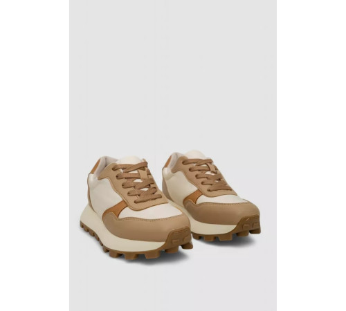 Кросівки жіночі демісезонні, колір бежевий, 248R214