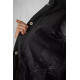 Куртка жіноча подовжена батал, колір чорний, 207R006-1
