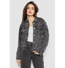 Куртка жіноча джинсова, колір сірий, 255RA2270
