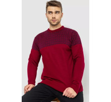 Свитер мужской, цвет бордово-синий, 161R898