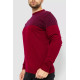 Свитер мужской, цвет бордово-синий, 161R898