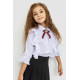 Блуза для дівчаток ошатна, колір білий, 172R210