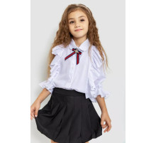 Блуза для дівчаток ошатна, колір білий, 172R210