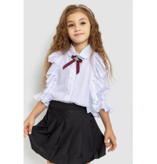 Блуза для дівчаток ошатна, колір білий, 172R210
