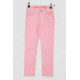 Джинси для дівчаток, колір рожевий, 247R10018