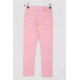 Джинси для дівчаток, колір рожевий, 247R10018