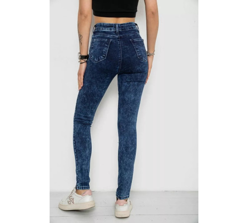 Джинси жіночі Skinny, колір синій, 182R3428