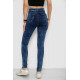 Джинси жіночі Skinny, колір синій, 182R3428