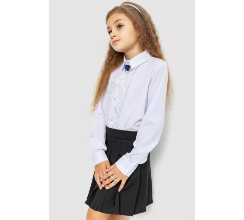 Блузка ошатна для дівчаток, колір білий, 172R201-2