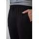 Спортивные штаны мужские демисезонные, цвет черный, 241R0652