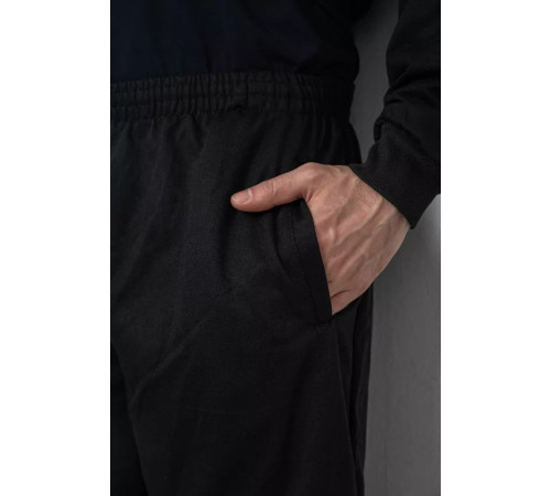 Спортивный костюм мужской, цвет серо-черный, 244R9147