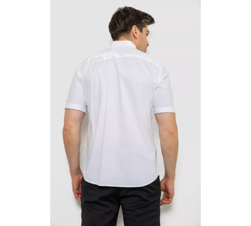 Сорочка чоловіча однотонна, колір білий, 214R6917-2