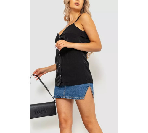 Блуза, колір чорний, 102R215-1