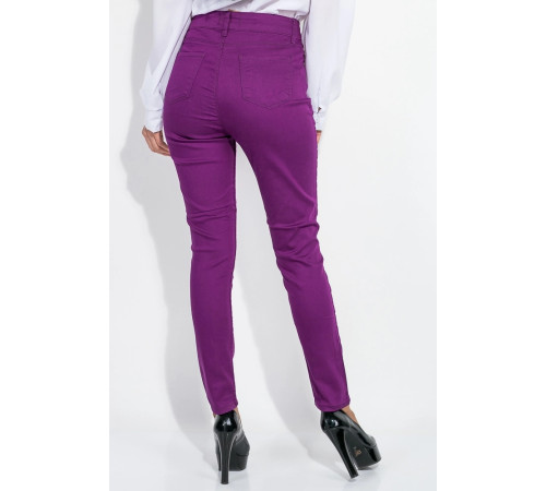 Літні жіночі штани скінні, фіолетового кольору, 282F007