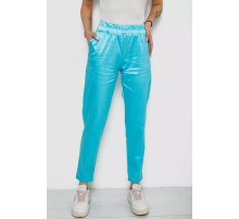 Брюки женские, цвет бирюзовый, 238R317