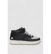 Кросівки чоловічі зимові на хутрі, колір чорно-сірий, 248RCX630