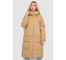 Пуховик женский зимний, цвет бежевый, 243R8809