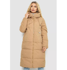 Пуховик жіночий зимовий, колір бежевий, 243R8809