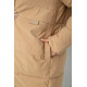 Пуховик жіночий зимовий, колір бежевий, 243R8809