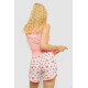 Піжама жіноча з принтом, колір персиковий, 243R2049