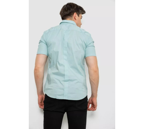 Рубашка мужская однотонная, цвет оливковый, 214R6917-3.