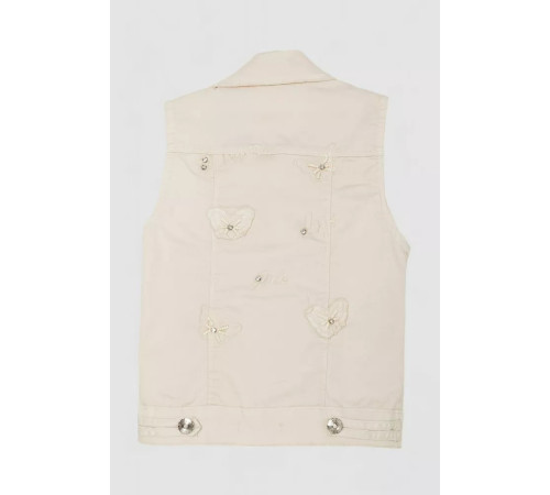 Жилетка дитяча для дівчаток, колір бежевий, 247R10028