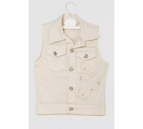 Жилетка дитяча для дівчаток, колір бежевий, 247R10028