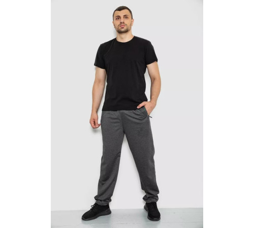 Спорт мужские брюки, цвет темно-серый, 244R41291