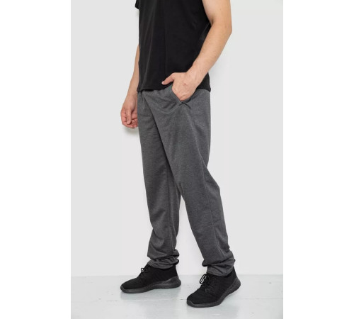 Спорт мужские брюки, цвет темно-серый, 244R41291