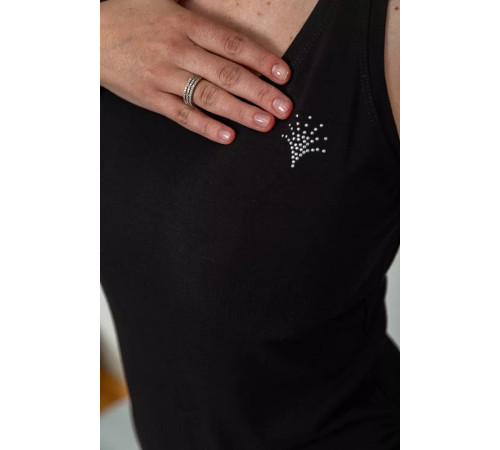 Женская майка 186R301, цвет черный, 186R143