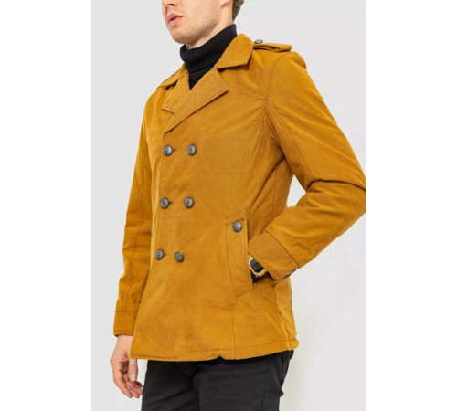 Піджак чоловічий однотонний, колір гірчичний, 182R15172