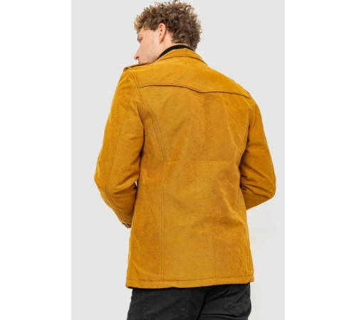 Піджак чоловічий однотонний, колір гірчичний, 182R15172