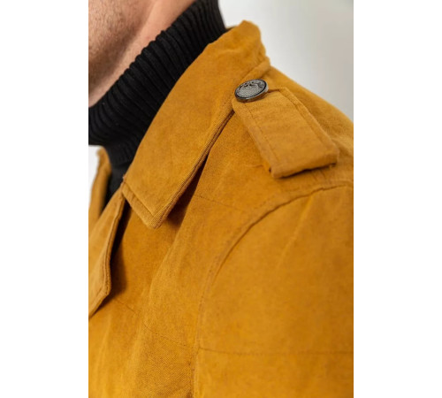 Піджак чоловічий однотонний, колір гірчичний, 182R15172