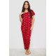 Жіноча піжама з принтом, колір червоний, 243R40007