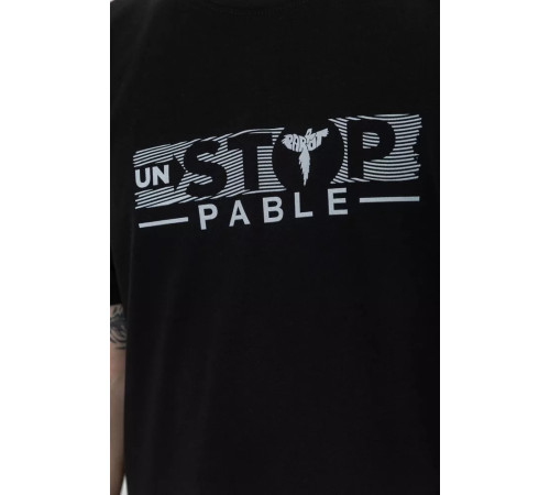 Футболка чоловіча батал, колір чорний, 208R014