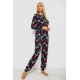 Женская пижама с принтом, цвет темно-синий, 238R5658