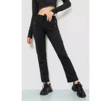 Спортивные брюки женские, цвет черный, 244R514