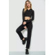 Спортивні штани жіночі, колір чорний, 244R514