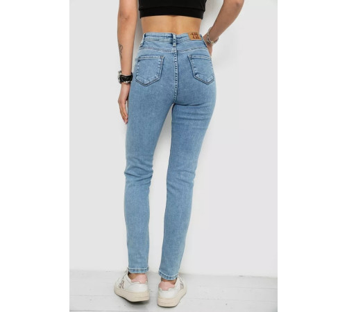 Джинси жіночі, колір блакитний, 182R1981