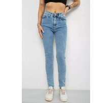 Джинсы женские, цвет голубой, 182R1981.