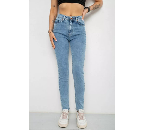 Джинси жіночі, колір блакитний, 182R1981