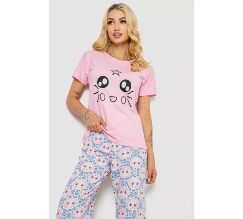 Пижама женская, цвет розовый, 243R50644