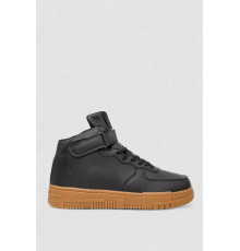 Кросівки чоловічі зимові на хутрі, колір чорно-коричневий, 248RCX620