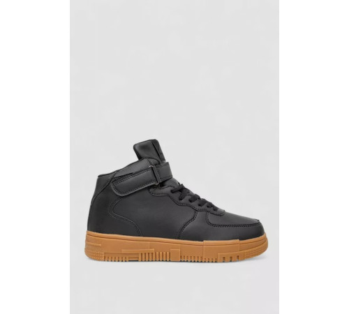 Кроссовки мужские зимние на меху, цвет черно-коричневый, 248RCX620