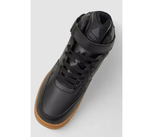 Кроссовки мужские зимние на меху, цвет черно-коричневый, 248RCX620