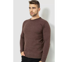 Свитер мужской однотонный, цвет коричневый, 161R1770-1.