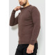 Свитер мужской однотонный, цвет коричневый, 161R1770-1.